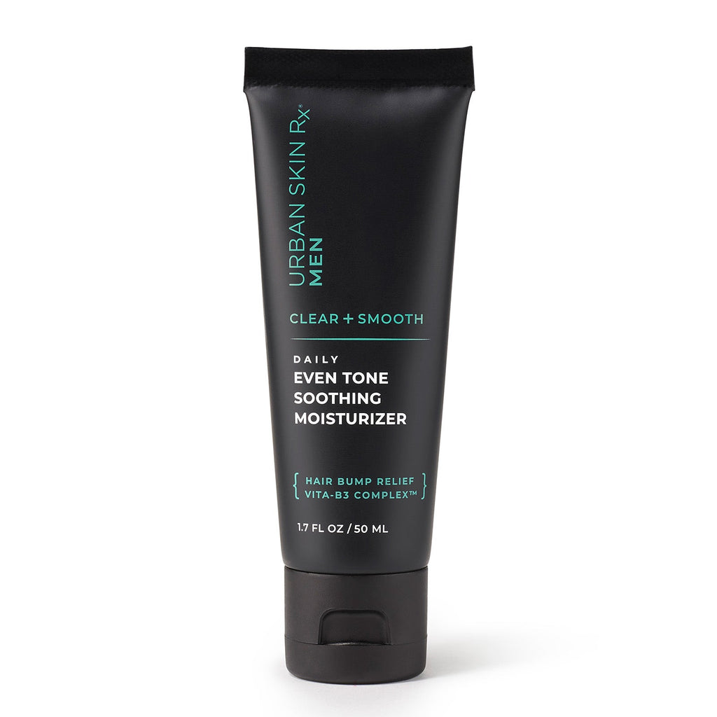 1.7 ounce Bottle of Urban Skin RX Even Tone Soothing Moisturizer against a white background